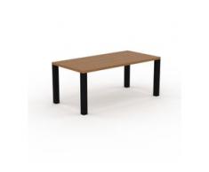 Designer Esstisch Massivholz Eiche, Holz - Individueller Designer-Massivholztisch: Einzigartiges Design - 180 x 76 x 90 cm,...