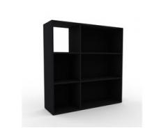Aktenregal Schwarz - Flexibles Büroregal: Hochwertige Qualität, einzigartiges Design - 116 x 118 x 35 cm, konfigurierbar