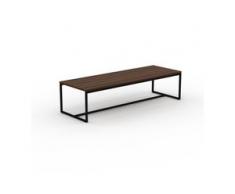Beistelltisch Nussbaum - Eleganter Nachttisch: Hochwertige Materialien, einzigartiges Design - 121 x 31 x 42 cm, Komplett...
