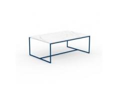 Beistelltisch Marmor, Weißer Carrara - Eleganter Nachttisch: Hochwertige Materialien, einzigartiges Design - 121 x 46 x 81...