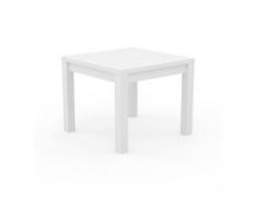 Designer Esstisch Massivholz Weiß - Individueller Designer-Massivholztisch: mit Tischrahmen - Hochwertige Materialien - 90 x...