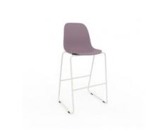 Barhocker in Puderrosa 49 x 112 x 58 cm einzigartiges Design, konfigurierbar