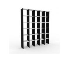 Bücherregal Schwarz - Modernes Regal für Bücher: Hochwertige Qualität, einzigartiges Design - 195 x 233 x 35 cm, Individuell...