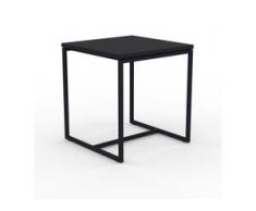 Beistelltisch Anthrazit - Eleganter Nachttisch: Hochwertige Materialien, einzigartiges Design - 42 x 46 x 42 cm, Komplett...