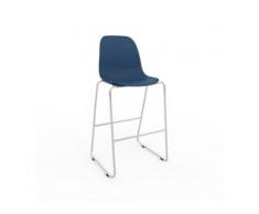 Barhocker in Marineblau 49 x 112 x 58 cm einzigartiges Design, konfigurierbar