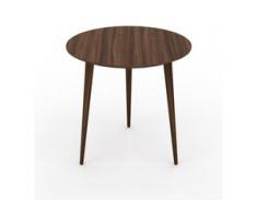 Couchtisch Nussbaum, Holz - Eleganter Sofatisch: Beste Qualität, einzigartiges Design - 50 x 50 x 50 cm, Konfigurator