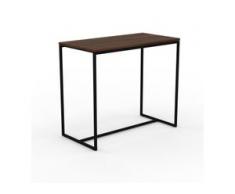 Beistelltisch Nussbaum - Eleganter Nachttisch: Hochwertige Materialien, einzigartiges Design - 81 x 71 x 42 cm, Komplett...