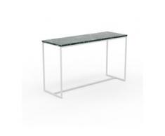 Beistelltisch Marmor, Grüner Guatemala - Eleganter Nachttisch: Hochwertige Materialien, einzigartiges Design - 121 x 71 x 42...