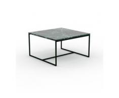 Beistelltisch Marmor, Grüner Guatemala - Eleganter Nachttisch: Hochwertige Materialien, einzigartiges Design - 81 x 46 x 81...