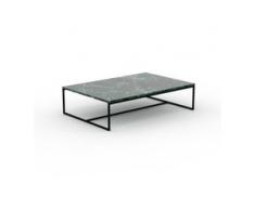 Beistelltisch Marmor, Grüner Guatemala - Eleganter Nachttisch: Hochwertige Materialien, einzigartiges Design - 121 x 31 x 81...