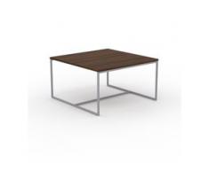 Beistelltisch Nussbaum - Eleganter Nachttisch: Hochwertige Materialien, einzigartiges Design - 81 x 46 x 81 cm, Komplett...