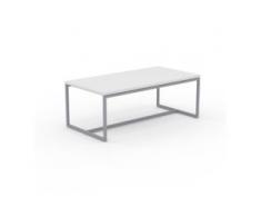 Beistelltisch Weiß - Eleganter Nachttisch: Hochwertige Materialien, einzigartiges Design - 81 x 31 x 42 cm, Komplett anpassbar