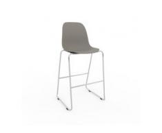 Barhocker in Sandgrau 49 x 112 x 58 cm einzigartiges Design, konfigurierbar