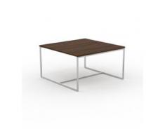 Beistelltisch Nussbaum - Eleganter Nachttisch: Hochwertige Materialien, einzigartiges Design - 81 x 46 x 81 cm, Komplett...