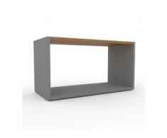 Regalsystem Grau - Flexibles Regalsystem: Hochwertige Qualität, einzigartiges Design - 77 x 41 x 35 cm, Komplett anpassbar