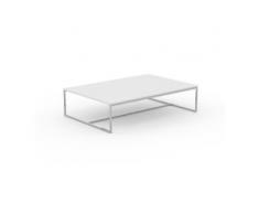 Beistelltisch Weiß - Eleganter Nachttisch: Hochwertige Materialien, einzigartiges Design - 121 x 31 x 81 cm, Komplett anpassbar