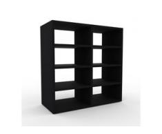 Regalsystem Schwarz - Flexibles Regalsystem: Hochwertige Qualität, einzigartiges Design - 79 x 80 x 35 cm, Komplett anpassbar