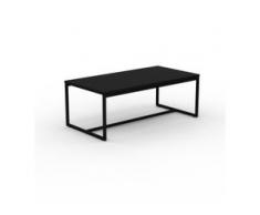 Beistelltisch Schwarz - Eleganter Nachttisch: Hochwertige Materialien, einzigartiges Design - 81 x 31 x 42 cm, Komplett...