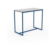 Beistelltisch Kristallglas satiniert - Eleganter Nachttisch: Hochwertige Materialien, einzigartiges Design - 81 x 71 x 42...