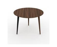 Couchtisch Nussbaum, Holz - Eleganter Sofatisch: Beste Qualität, einzigartiges Design - 60 x 44 x 60 cm, Konfigurator