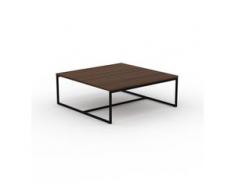 Beistelltisch Nussbaum - Eleganter Nachttisch: Hochwertige Materialien, einzigartiges Design - 81 x 31 x 81 cm, Komplett...