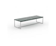 Beistelltisch Marmor, Grüner Guatemala - Eleganter Nachttisch: Hochwertige Materialien, einzigartiges Design - 121 x 31 x 42...