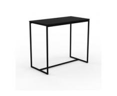 Beistelltisch Schwarz - Eleganter Nachttisch: Hochwertige Materialien, einzigartiges Design - 81 x 71 x 42 cm, Komplett...