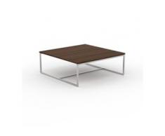 Beistelltisch Nussbaum - Eleganter Nachttisch: Hochwertige Materialien, einzigartiges Design - 81 x 31 x 81 cm, Komplett...