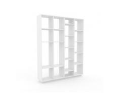 Aktenregal Weiß - Flexibles Büroregal: Hochwertige Qualität, einzigartiges Design - 156 x 200 x 35 cm, konfigurierbar
