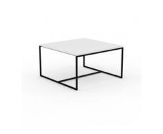 Beistelltisch Weiß - Eleganter Nachttisch: Hochwertige Materialien, einzigartiges Design - 81 x 46 x 81 cm, Komplett anpassbar