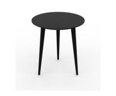 Beistelltisch Schwarz - Eleganter Nachttisch: Hochwertige Materialien, einzigartiges Design - 40 x 44 x 40 cm, Komplett...