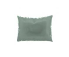 Kissen - Eisblau, 48x65cm - Samt, individuell konfigurierbar