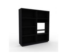 Regalsystem Schwarz - Flexibles Regalsystem: Hochwertige Qualität, einzigartiges Design - 152 x 162 x 35 cm, Komplett anpassbar