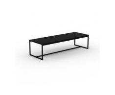 Beistelltisch Schwarz - Eleganter Nachttisch: Hochwertige Materialien, einzigartiges Design - 121 x 31 x 42 cm, Komplett...