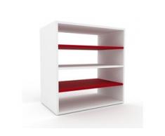 Regalsystem Weiß - Flexibles Regalsystem: Hochwertige Qualität, einzigartiges Design - 77 x 80 x 47 cm, Komplett anpassbar