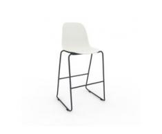 Barhocker in Weiß 49 x 112 x 58 cm einzigartiges Design, konfigurierbar