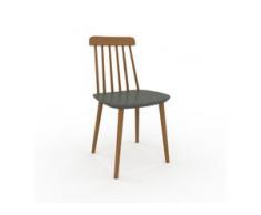 Esszimmerstuhl in Nebelgrün 43 x 82 x 44 cm einzigartiges Design, konfigurierbar