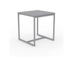 Beistelltisch Lichtgrau - Eleganter Nachttisch: Hochwertige Materialien, einzigartiges Design - 42 x 46 x 42 cm, Komplett...