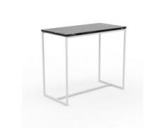 Beistelltisch Marmor, Schwarzer Marquina - Eleganter Nachttisch: Hochwertige Materialien, einzigartiges Design - 81 x 71 x...