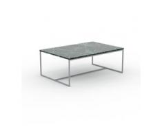 Beistelltisch Marmor, Grüner Guatemala - Eleganter Nachttisch: Hochwertige Materialien, einzigartiges Design - 121 x 46 x 81...