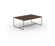Beistelltisch Nussbaum - Eleganter Nachttisch: Hochwertige Materialien, einzigartiges Design - 121 x 46 x 81 cm, Komplett...