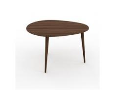 Couchtisch Nussbaum, Holz - Eleganter Sofatisch: Beste Qualität, einzigartiges Design - 67 x 44 x 50 cm, Konfigurator