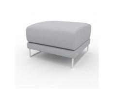 Polsterhocker Lichtgrau - Eleganter Polsterhocker: Hochwertige Qualität, einzigartiges Design - 60 x 42 x 60 cm, Individuell...