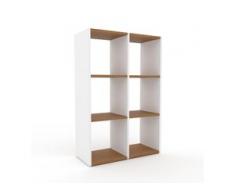 Regalsystem Weiß - Flexibles Regalsystem: Hochwertige Qualität, einzigartiges Design - 79 x 118 x 35 cm, Komplett anpassbar