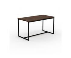 Beistelltisch Nussbaum - Eleganter Nachttisch: Hochwertige Materialien, einzigartiges Design - 81 x 46 x 42 cm, Komplett...