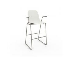 Barhocker in Weiß 49 x 112 x 62 cm einzigartiges Design, konfigurierbar