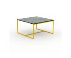 Beistelltisch Marmor, Grüner Guatemala - Eleganter Nachttisch: Hochwertige Materialien, einzigartiges Design - 81 x 46 x 81...