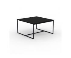 Beistelltisch Schwarz - Eleganter Nachttisch: Hochwertige Materialien, einzigartiges Design - 81 x 46 x 81 cm, Komplett...