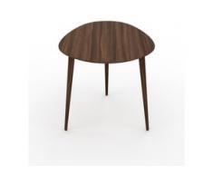 Couchtisch Nussbaum, Holz - Eleganter Sofatisch: Beste Qualität, einzigartiges Design - 67 x 50 x 50 cm, Konfigurator