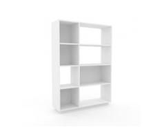 Aktenregal Weiß - Flexibles Büroregal: Hochwertige Qualität, einzigartiges Design - 116 x 162 x 35 cm, konfigurierbar